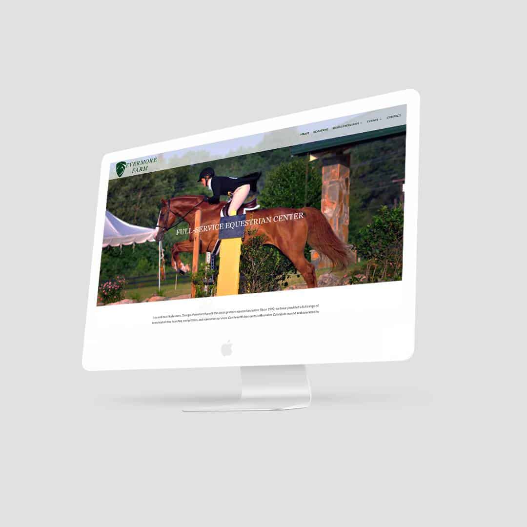 Equestrian Facility Website Design | UP Market Media, Inc.