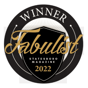 The 2022 winners of the Fabulist Statesboro Magazine logo is featured.